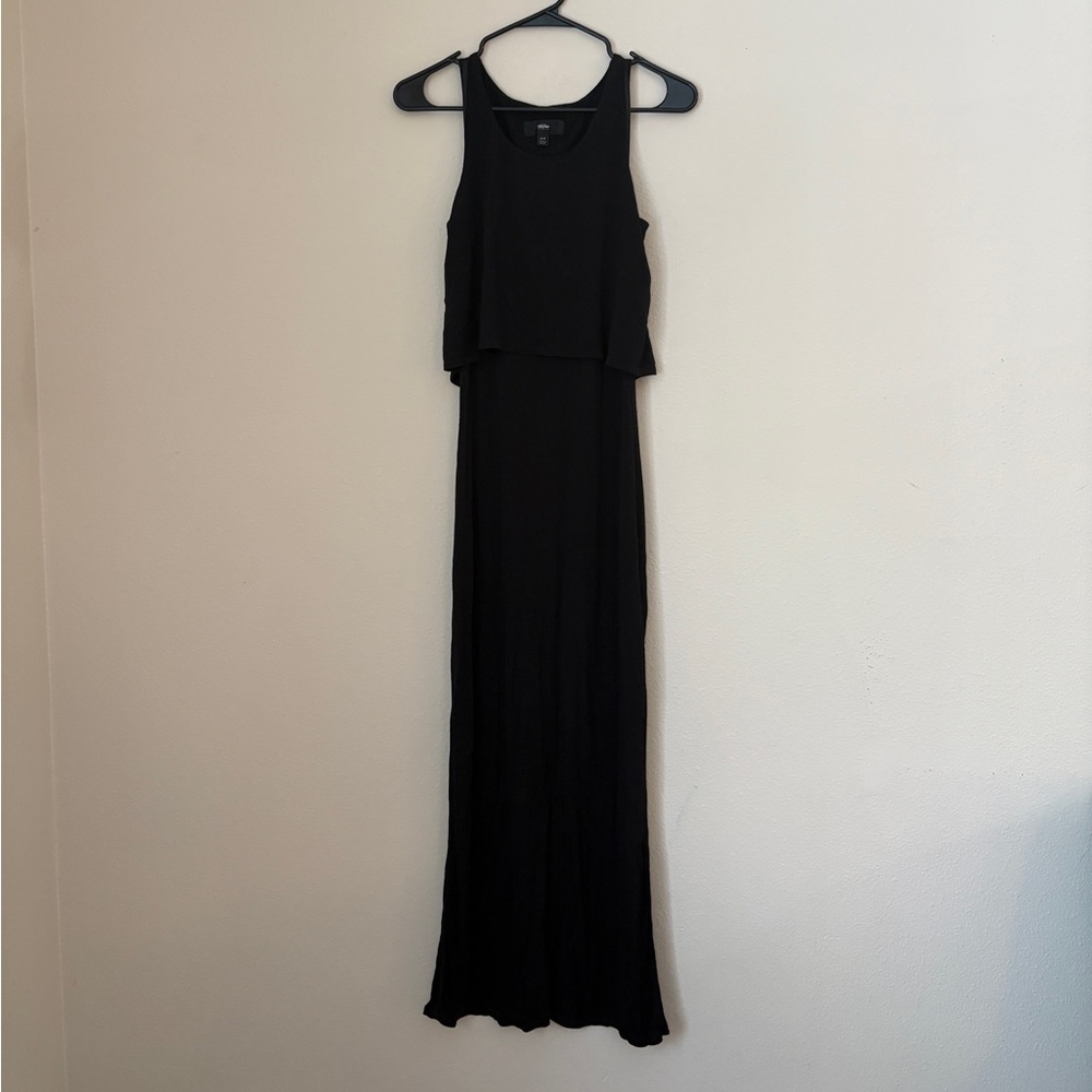 Comfy black Maxi dress XS